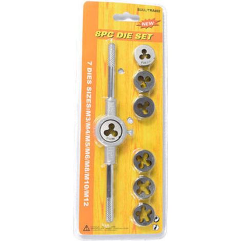 Multifunktionaler Verstellbarer Schraubenschlüsselsatz, Verstellbarer Schraubenschlüsselsatz, Gewindebohrersatz, Handschneidwerkzeugsatz, 8-teilig
