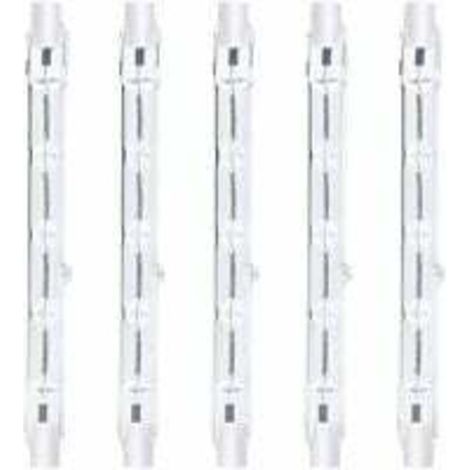 5er-pack R7s 118 Mm 300 W Dimmbare J118 Halogen-stiftstrahler Für Landschaftsbeleuchtung Und Sicherheitsbeleuchtung