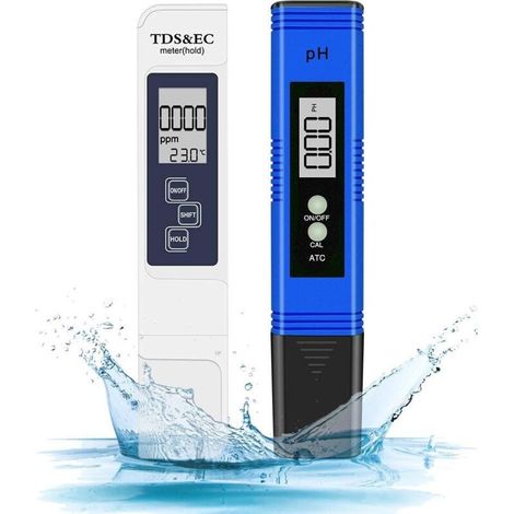 Kombiniertes Digitales Ph- Und Tds-messgerät, Ph-tester Mit Einer Messgenauigkeit Von 0,05 Ph +/- 2 %. Tds-tester, Wasserqualitätsprüfer Für Trinkwasser/schwimmbäder/aquarien/brauanlagen.