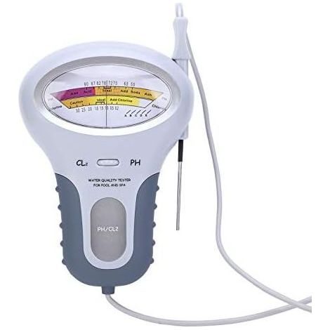 Pc102b Cl2 Chlor- Und Ph-tester Mit Sonde, Wasserqualitätstester Für Familienpools Oder Whirlpools