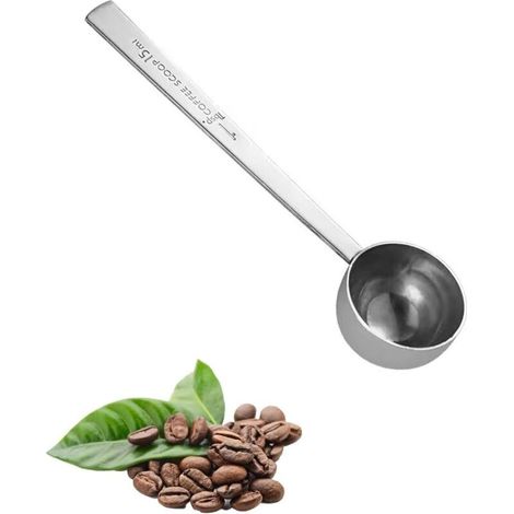 15-ml-messlöffel Aus Edelstahl Mit Extra Langem Griff, Ideal Für Gemahlenen Kaffee, Bohnen, Pulver Und Espresso. Perfekt Geeignet Für Große Behälter, Tassen Und Dosen.