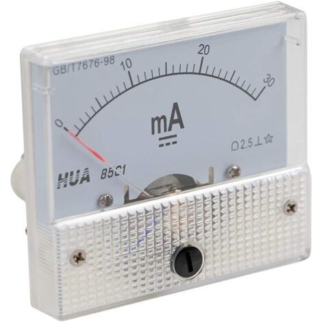 30-ma-amperemeter Hua 85c1 Analoges Panel-amperemeter Für Co2-lasergravurschneider