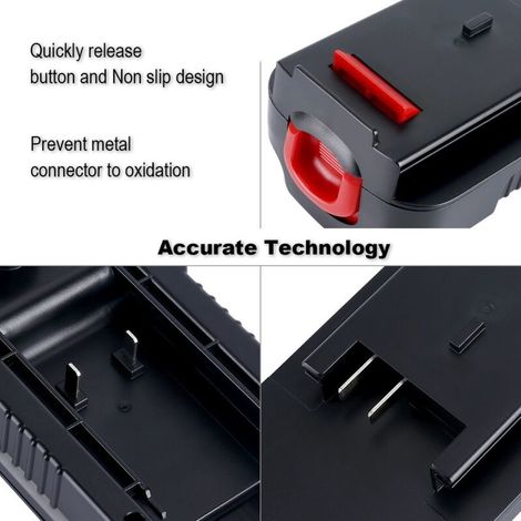Hpa1820 20v Max Auf 18v Adapter: Ersatzadapter Für Akkus Von Black & Decker, Stanley Und Porter-cable. Wandelt 20v-lithium-ionen-akkus Von Black & Decker, Stanley Oder Porter-cable Um.