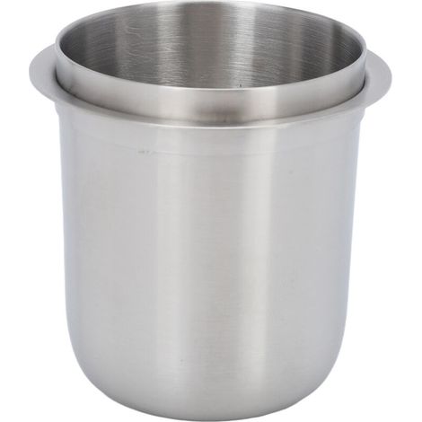 Messbecher, 150 Ml, 58 Mm, Freistehender Messbecher Aus Edelstahl, Universeller Messbecher Für Kaffeemühlen, Geeignet Für Kaffeemaschinen (silber).
