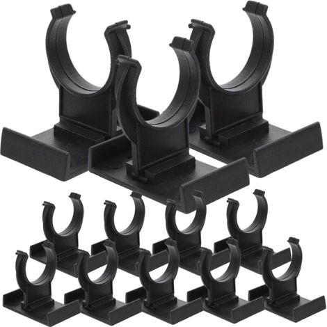 24 Verstellbare Sockelleistenclips Aus Schwarzem Polypropylen, Zubehör Zum Nivellieren Von Möbeln, Bodenschutz Und Verstärkte Stütze.