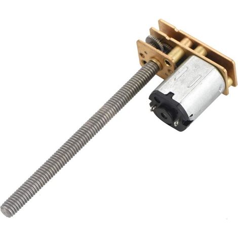 6v/12v Gleichstrom-getriebemotor, Getriebemotor Für Industrielle Automatisierung 1024ga20, N20 Gewindegetriebemotor, M4 X 55 Mm Welle (6v 100 U/min).