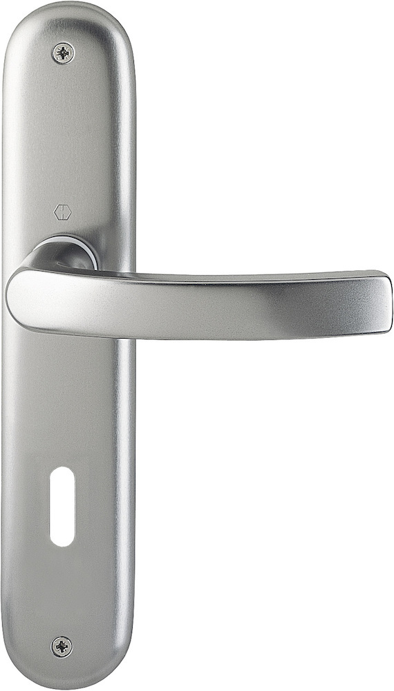 Hoppe® Drückergarnitur Mit Langschild Luxembourg 199/273p, Aluminium, 2962123