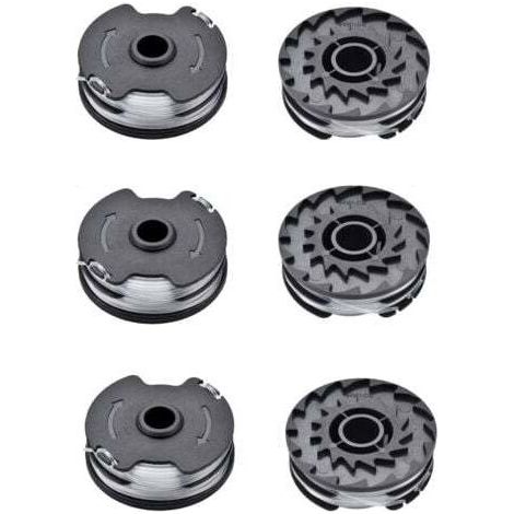Hoxileeleo - Ersatzspulen Für Die Akku-freischneider Parkside Prta 20-li A1 / B2 / C3, Prt 300 A1 Und Prt 550 A1 / A3 (6 Stück)