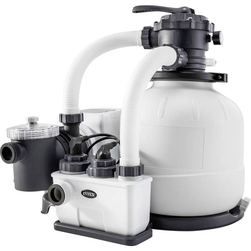 [neuwertig] B-ware Intex Sandfilteranlage 6000 L/h Qx2100 Poolpumpe Wasserfilteranlage 550w 32.200l