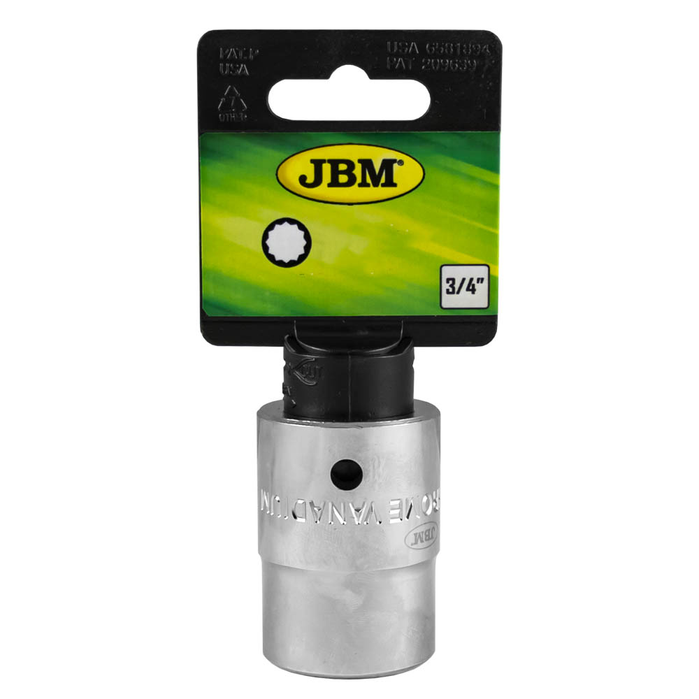 Jbm - 3/4' Kurzer Steckschlüssel Mit 38mm Kanten. 10360