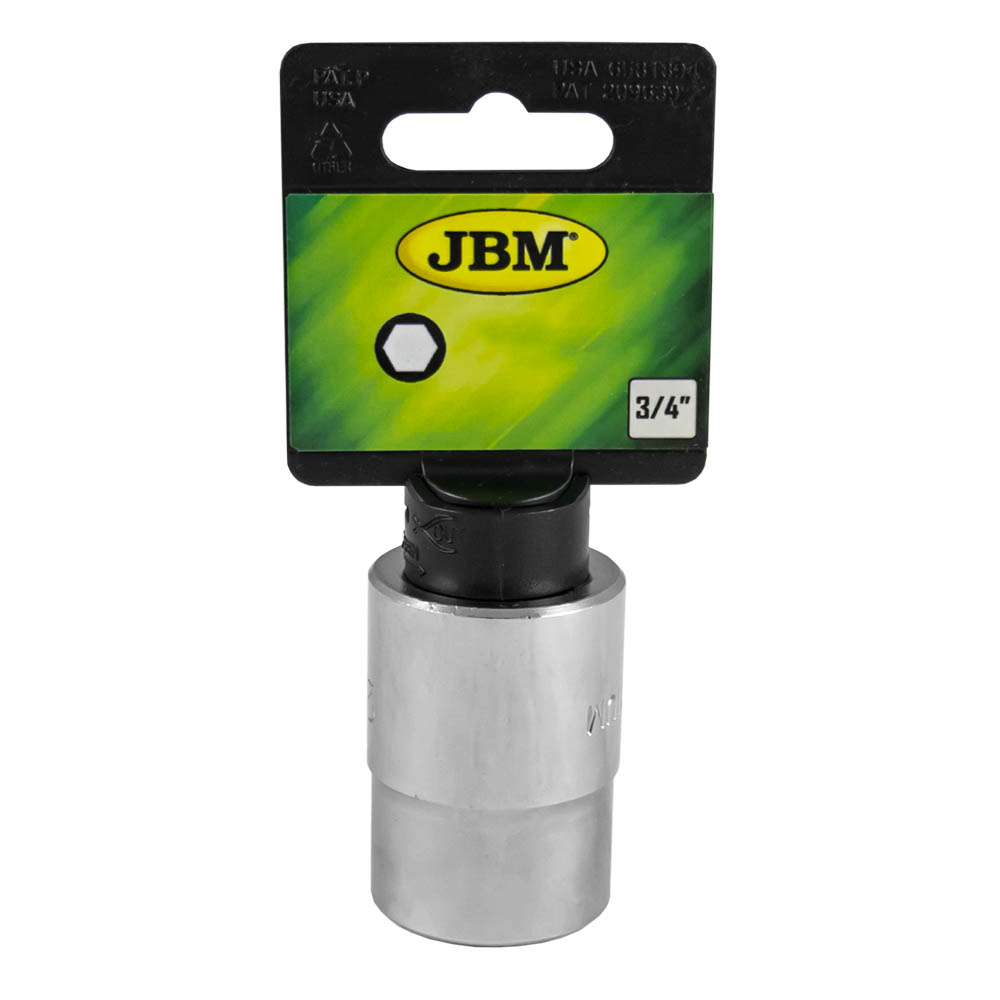 Jbm - 3/4' Kurzer Steckschlüssel Mit 24mm Kanten. 10688