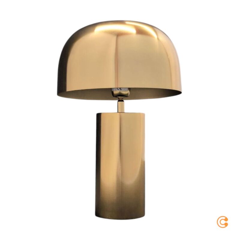 [neuwertig] B-ware Kare Tischleuchte Loungy Gold Lampe E14 Leuchte Gold 38cm Höhe 1x15w Led