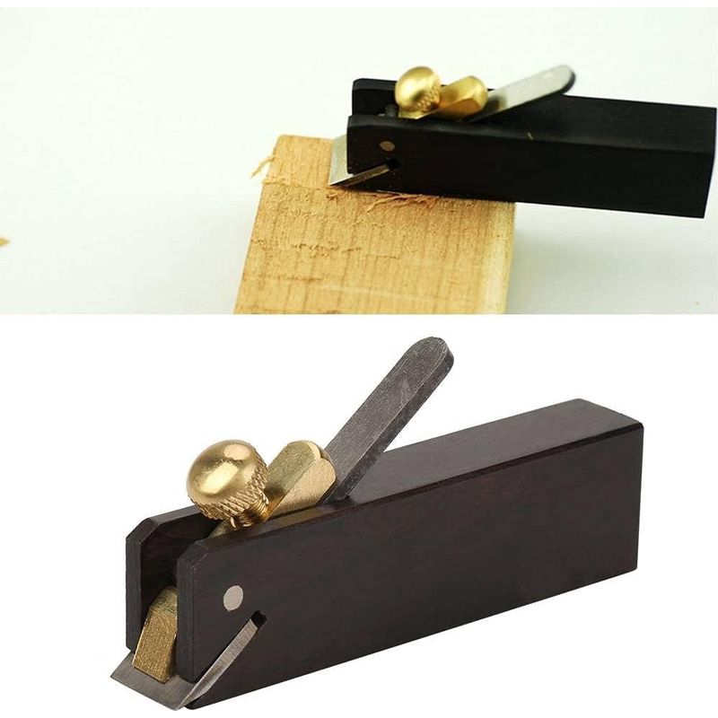 Mini-hobel Für Harthölzer Aus Ebenholz – Ergonomisches Schneidwerkzeug – Sauberer, Splitterfreier Schnitt – Ideal Für Präzise Oberflächenbearbeitung