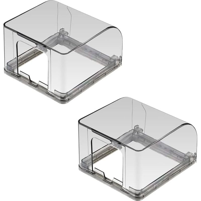 2 Stück Wasserdichte Steckdosenabdeckungen, Wandschalterabdeckungen, Küchenzubehör, Transparent, Typ 86, Universelle Wasserdichte Steckdosenabdeckungen