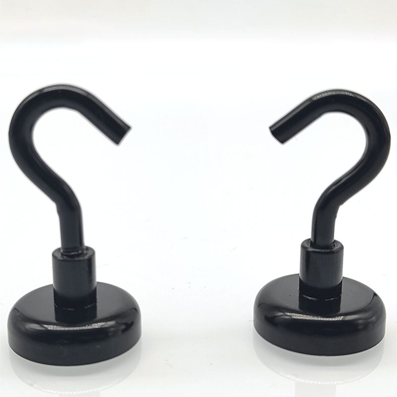 Magnetische Haken (6er-set - Schwarz), 25 Pfund Starke, Robuste S-haken Für Kreuzfahrten, Geeignet Für Klassenzimmer, Kühlschrank, Zum Aufhängen, Hütten, Grill, Küche, Garage, Arbeitsplatz, Büro Usw.