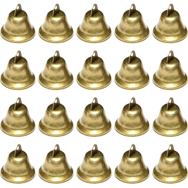 Set Mit 20 Glocken Im Vintage-bronze-stil, 38 Mm (1,5 Zoll), Ideal Zur Herstellung Von Türklingeln, Windspielen Und Weihnachtsgeschenken.
