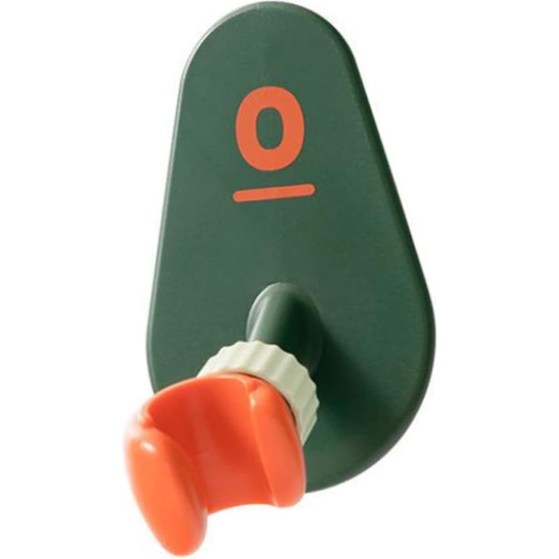 1 Stück Duschhalterung Mit Saugnapfbändern, Verstellbarer Duschkopfhalter, Duschbrausehalter, Duschkopfstütze, Grüne Pvc-duschkopfhalterung