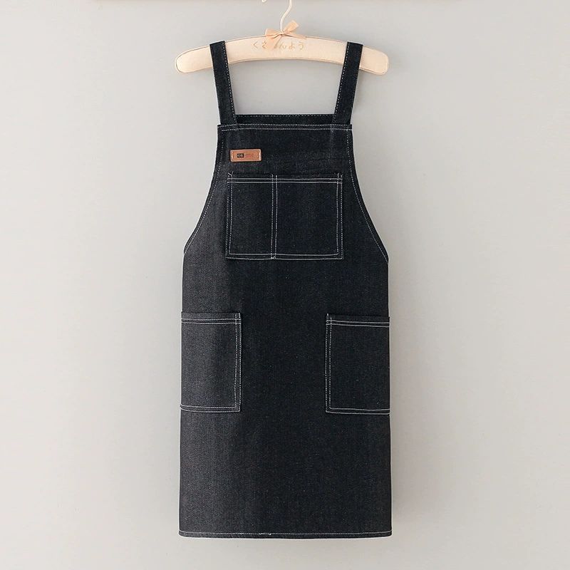 Schürze, Arbeitsschürze Mit 3 Taschen, Hitzebeständig Und Flammhemmend, Verstellbare Träger Von M Bis Xxxl Für Damen Und Herren