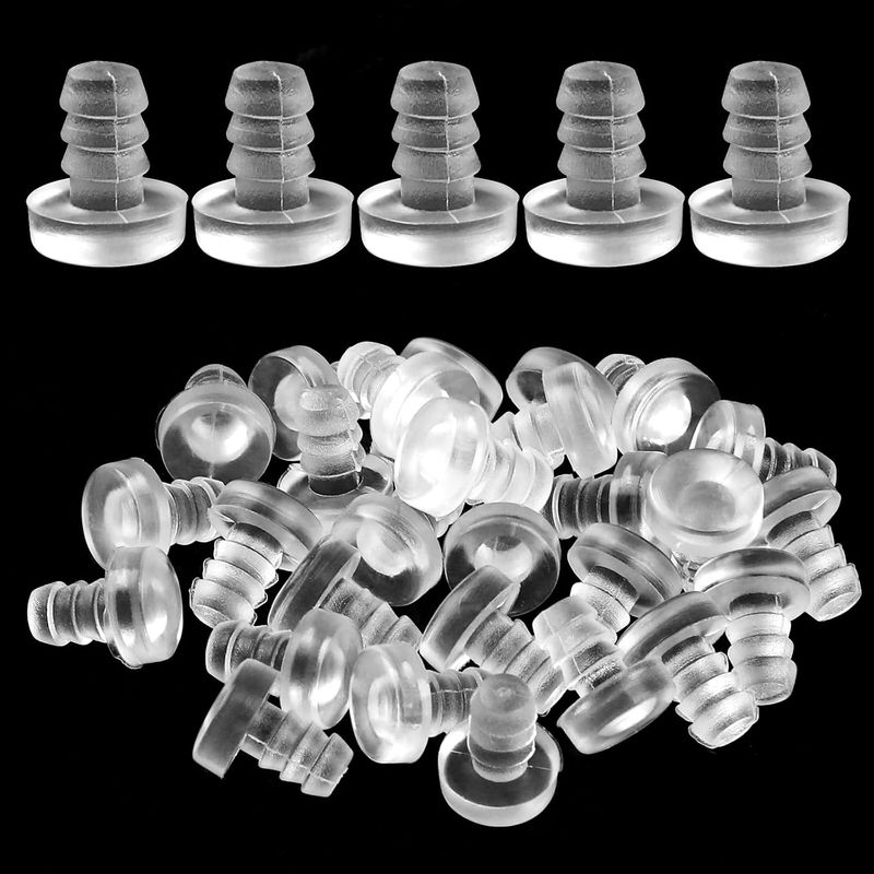 5 Mm, 20 Stück, Transparente Silikon-türdämpfer Für Möbel, Schränke Und Küche