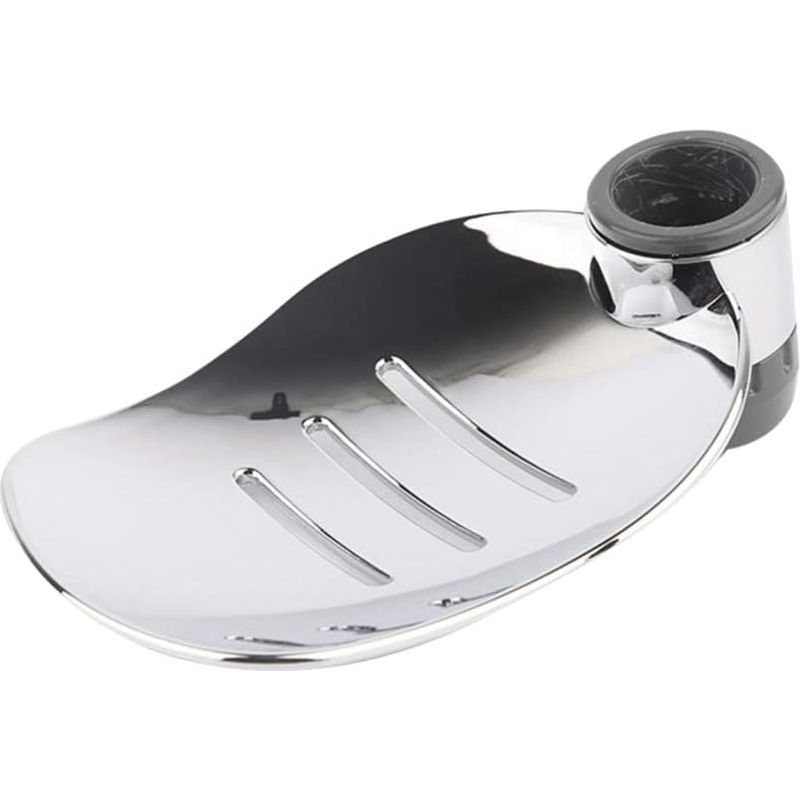 1 Stück Silberne Handbrausestange (porendurchmesser: 24 Mm) Seifenschale Kreativer Seifenhalter Praktisches Seifenablage-regal Seifenhalter
