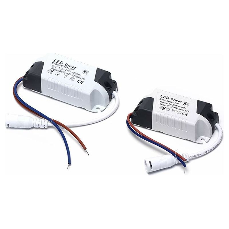2x Led-treiber, 4-7w Transformator Für Led-deckenleuchte, Netzteil Für Led-panel, Dc-anschluss Für Led-deckenleuchte (4-7w)