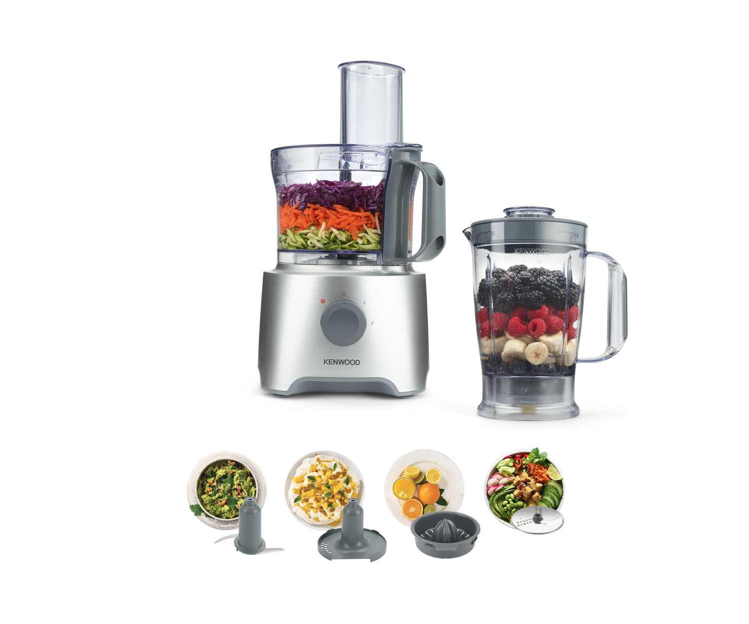 Kenwood Fdp302si 800w 2.1l Silber Küchenmaschine