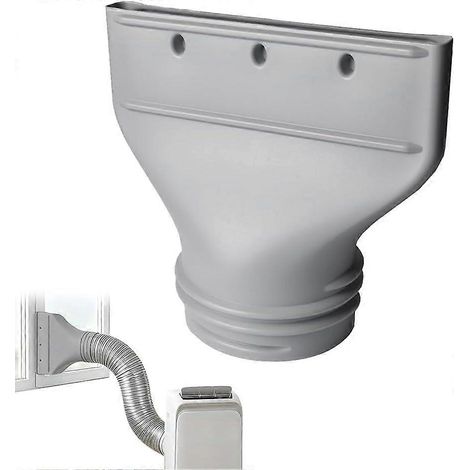 Abluftschlauchadapter Für Klimaanlagen, Flache Verlängerung Für Klimaanlagenschlauch, Universeller Doppelgrößenanschluss 130 Mm/150 Mm Für Fensterlüftung