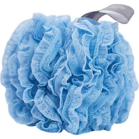 Badebombe Mit Spitze, Duschbombe, Schaumbadnetz, Badeschwamm (himmelblau)