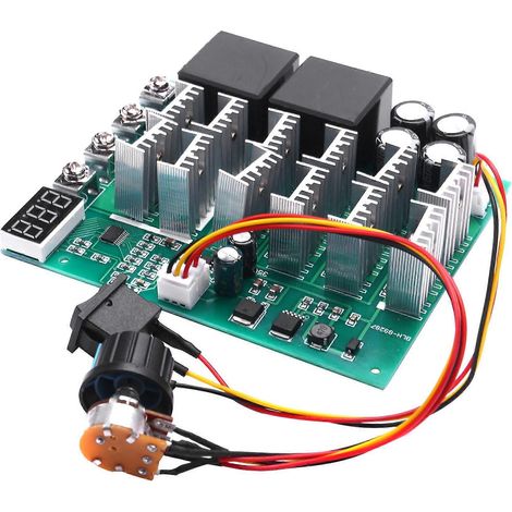 Drehzahlregler Für Gleichstrommotoren 10–55 V, 12 V, 24 V, 36 V, 48 V, 55 V, 100 A, Pwm, Hho, Rc, Drehrichtungsumkehr Mit Led-anzeige