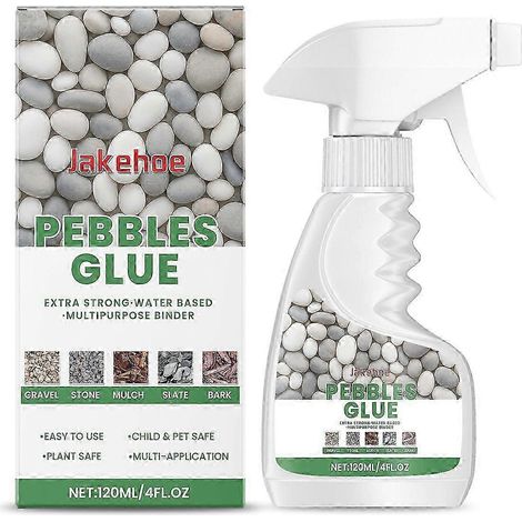 Kieskleber 2025, Klebeharz Zum Befestigen Von Steinen, Rinde Und Kies An Beeteinfassungen, Terrassen Und Gartenwegen. Dauerhafte Haftung, Ungiftig, 120 Ml.