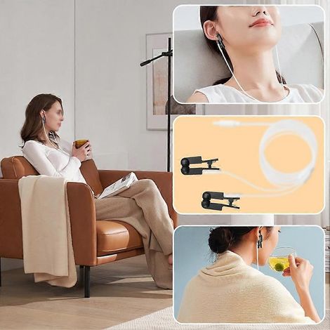 Aufsteckbare Ohrelektroden, Komfortable Doppelseitige Gummispitzen, Kompatibel Mit Tens-geräten Und Ces-stimulation (4er-packung).
