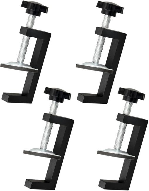 4-teiliges Klemmen-set, Spannbereich 10–57 Mm, Verstellbare G-klemme, Befestigungsklammer Für Holzbearbeitungsklemmen, Zubehör Für Tischklemmen