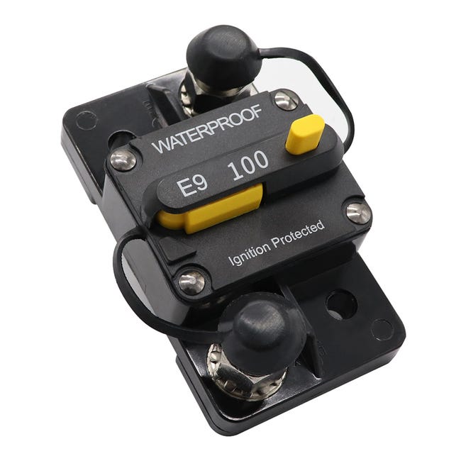 100-a-leistungsschalter, Doppelbatteriebetrieb, Manuelle Rückstellung, Wasserdicht Nach Ip67, 12-v-/24-v-sicherung