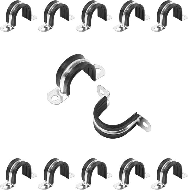 Verstärkte, Starre 1-zoll-schlauchschellen, Rohrschellen, 10 Stück (25 Mm)