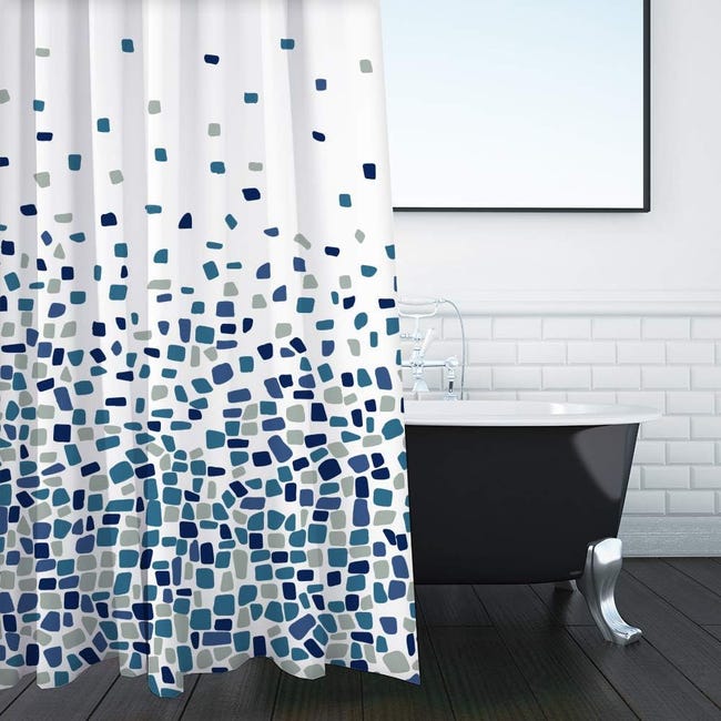 Duschvorhang Für Badewanne Und Badezimmer, Waschbar, Schimmelresistent Und Antibakteriell, 180 X 180 Cm