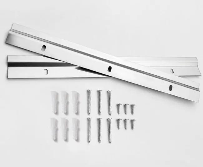 2 Paar Z-förmige Montageleisten Für Schwere Spiegel, 30 Cm Bilderaufhänger Aus Aluminiumlegierung Mit Schrauben Für Schwere Rahmen, Kopfteile, Paneele Usw