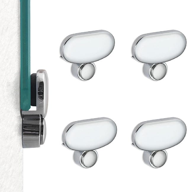 4 Stück Spiegelhalterungen Für Rahmenlose Glasspiegel, Wandmontage Für Badezimmer