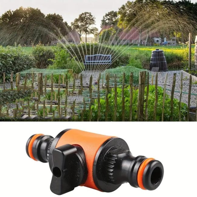 (45×45×85mm) Ventil, Gartenschlauchanschluss, Absperrventil Aus Kunststoff, Schnellkupplungsadapter