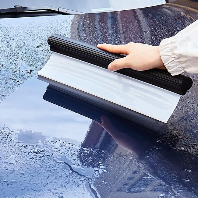 10-zoll-silikon-wasserabzieher, Schnelltrocknender Wischer Mit Rutschfestem Griff, Mehrzweck-autofensterabzieher
