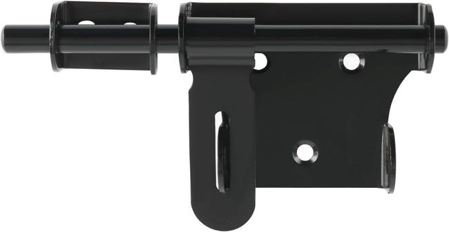 Außentürriegel, 15 Cm Innentürschloss, Schiebetürschloss, Edelstahl-außentürriegel, Schwarz