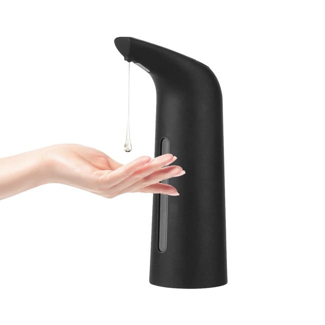 Automatischer, Berührungsloser Flüssigseifenspender – Schwarz – 400 Ml – Für Küche Und Bad – Freihändig