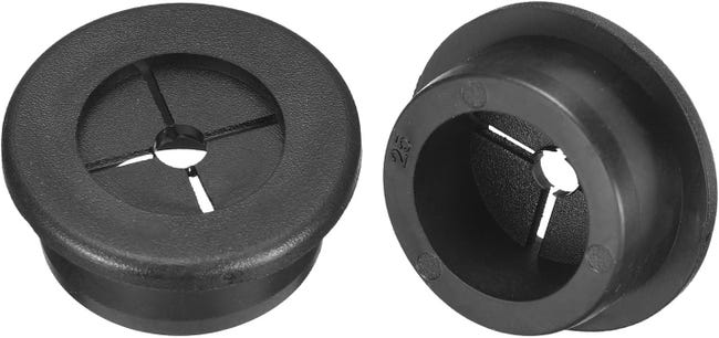 2 Stück Kabeltüllen Für Kabel, 25 Mm Flexible Gummi-kabeltüllen Für Schreibtische, Kabeldurchführungen Und Kabelorganisatoren