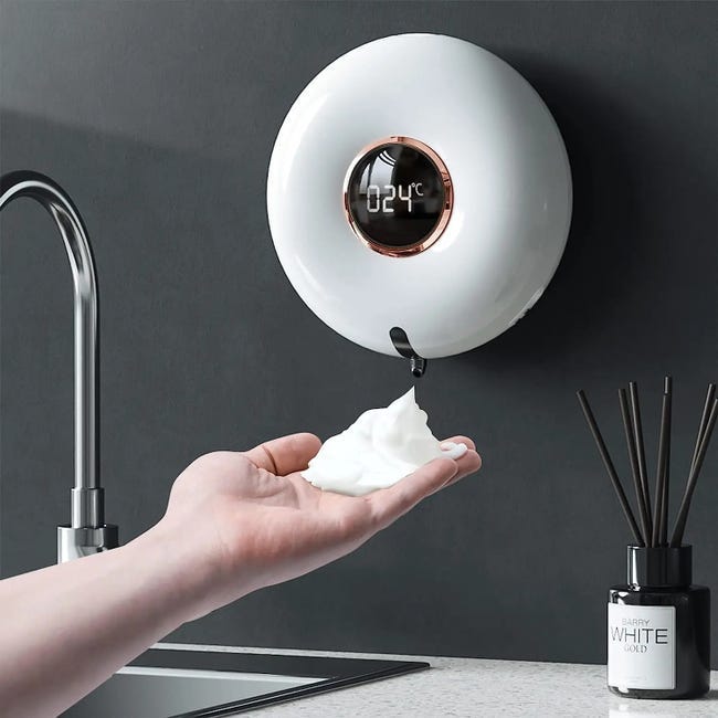 Intelligenter Flüssigseifenspender (280 Ml), Automatisch, Wandmontiert, Berührungslos, Für Bad Und Küche