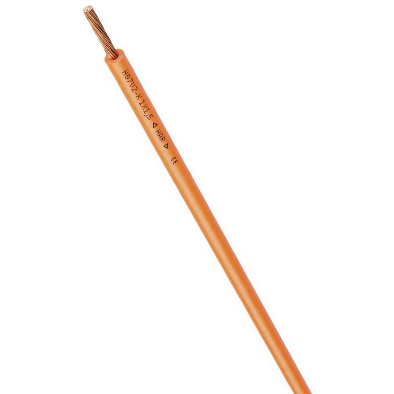 [neuwertig] B-ware Lapp Einzelader Kabel H07v2-k 1x10mm² Orange 100m Für Elektrotechnik Anwendungen