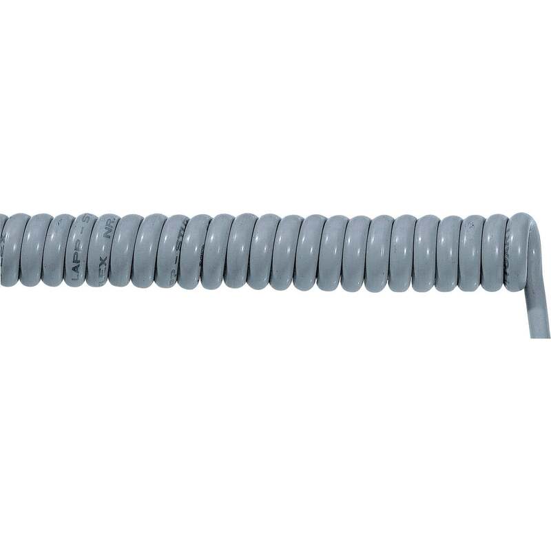 [neuwertig] B-ware Lapp Spiralkabel Ölflex Spiral 400 P 2x1mm² Grau Uv-beständig 2000-6000mm 1