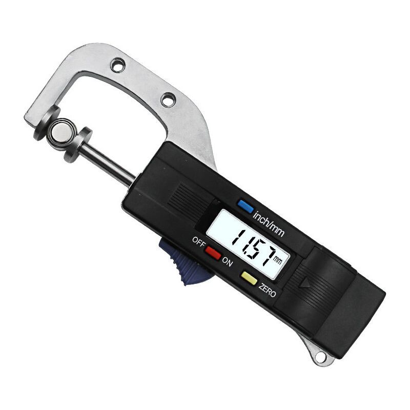1 Stück Präzises Digitales Dickenmessgerät 0–25,4 Mm, Dickenmessgerät Mit Robustem Lcd-bildschirm