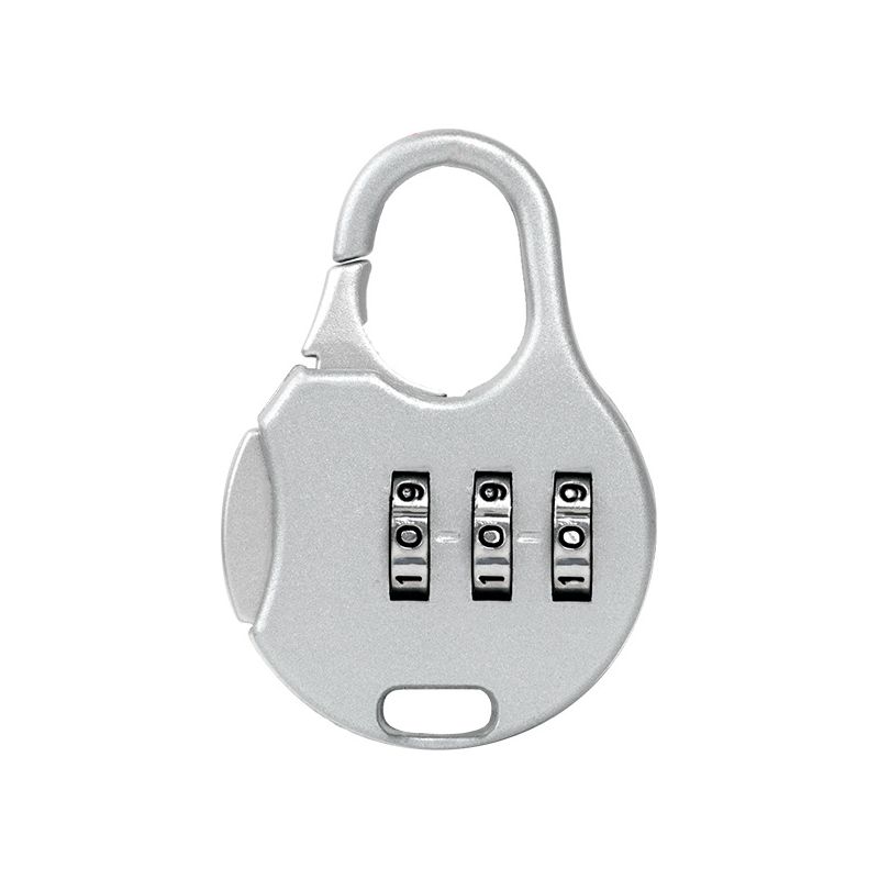 3-stelliges Zahlenschloss, Mini-zinklegierungs-vorhängeschloss Mit Zurücksetzbarem Code (1 Stück)