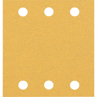 Bosch - Accessories 2608901656 Schleifpapier für Schwingschleifer Körnung (num) 80 (l x b) 107 mm x