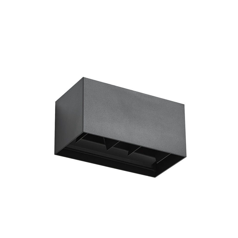 [gebraucht] B-ware Lindby Außenwandleuchte Nivar Led Wandleuchte Gartenlampe Schwarz 20cm Ip54