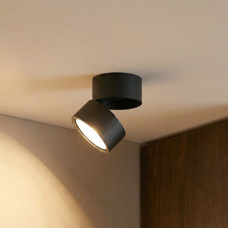 [neuwertig] B-ware Lindby Thorid Deckenstrahler Schwarz 2er-set Dimmbar 8w Led Metall 230v